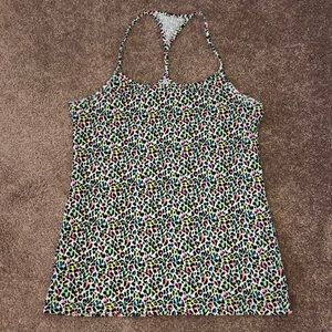 Victoria Secrets Yoga Racerback Tank Leopard